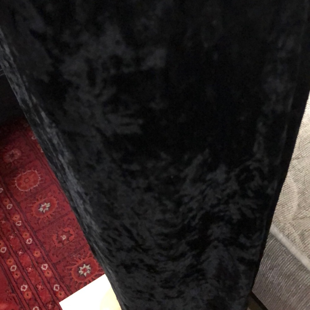 EFFECT VELOUR PANTS SKIRT SIZE M-L - Picture 4 of 5